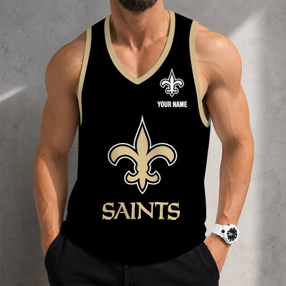 LIMITED EDITION - NEW CUSTOMIZED NFL24 NOS NEW ORLEANS SAINTS TANK TOP