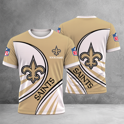 LIMITED EDITION - NEW CUSTOMIZED NFL24 NOS NEW ORLEANS SAINTS T-SHIRT, POLO SHIRT, ZIP POLO SHIRT, SWEATSHIRT, HOODIE & ZIP HOODIE