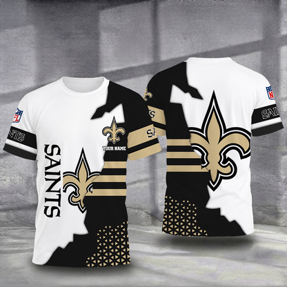 LIMITED EDITION - NEW CUSTOMIZED NFL24 NOS NEW ORLEANS SAINTS T-SHIRT, POLO SHIRT, ZIP POLO SHIRT, SWEATSHIRT, HOODIE & ZIP HOODIE