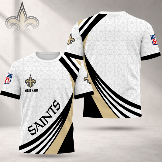 LIMITED EDITION - NEW CUSTOMIZED NFL24 NOS NEW ORLEANS SAINTS T-SHIRT, POLO SHIRT, ZIP POLO SHIRT, SWEATSHIRT, HOODIE & ZIP HOODIE