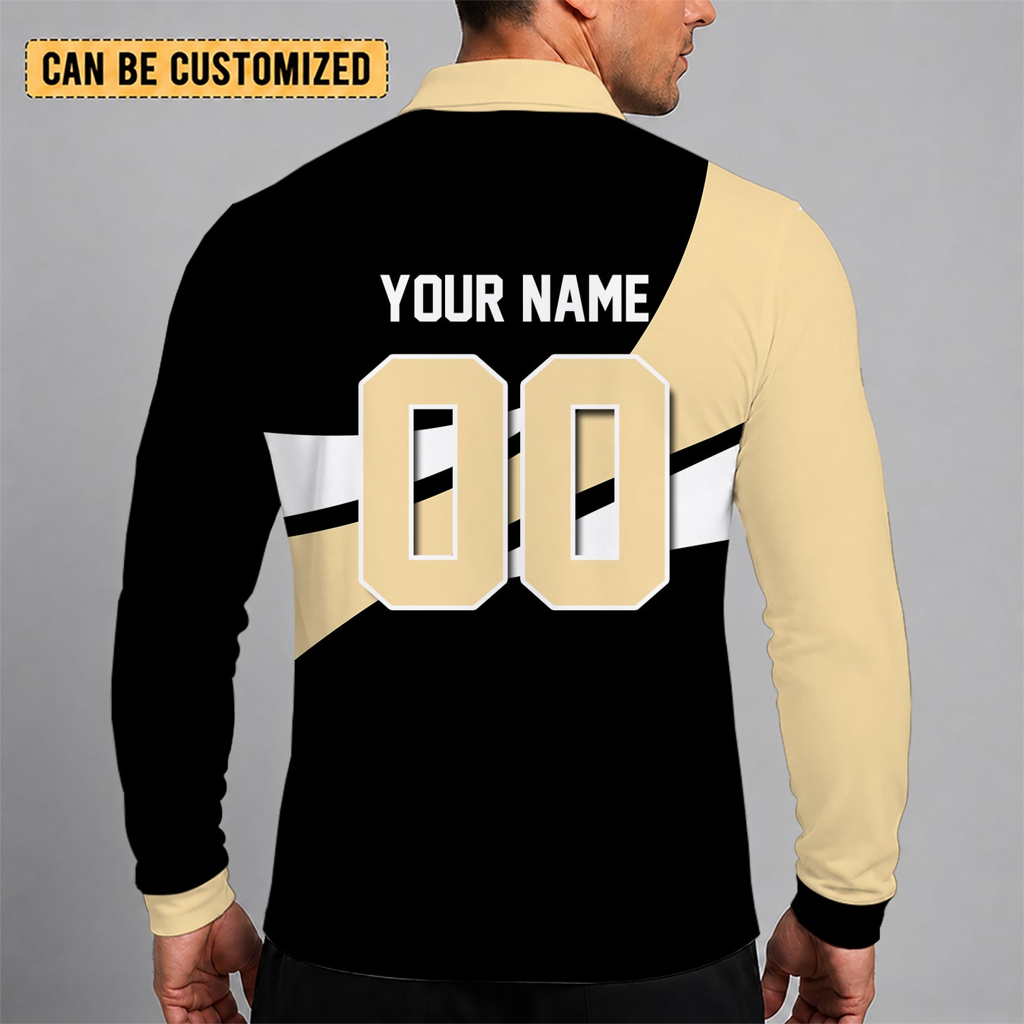 [SPECIAL OFFER] NEW CUSTOMIZED NFL24 NOS NEW ORLEANS SAINTS LONG SLEEVE POLO SHIRT