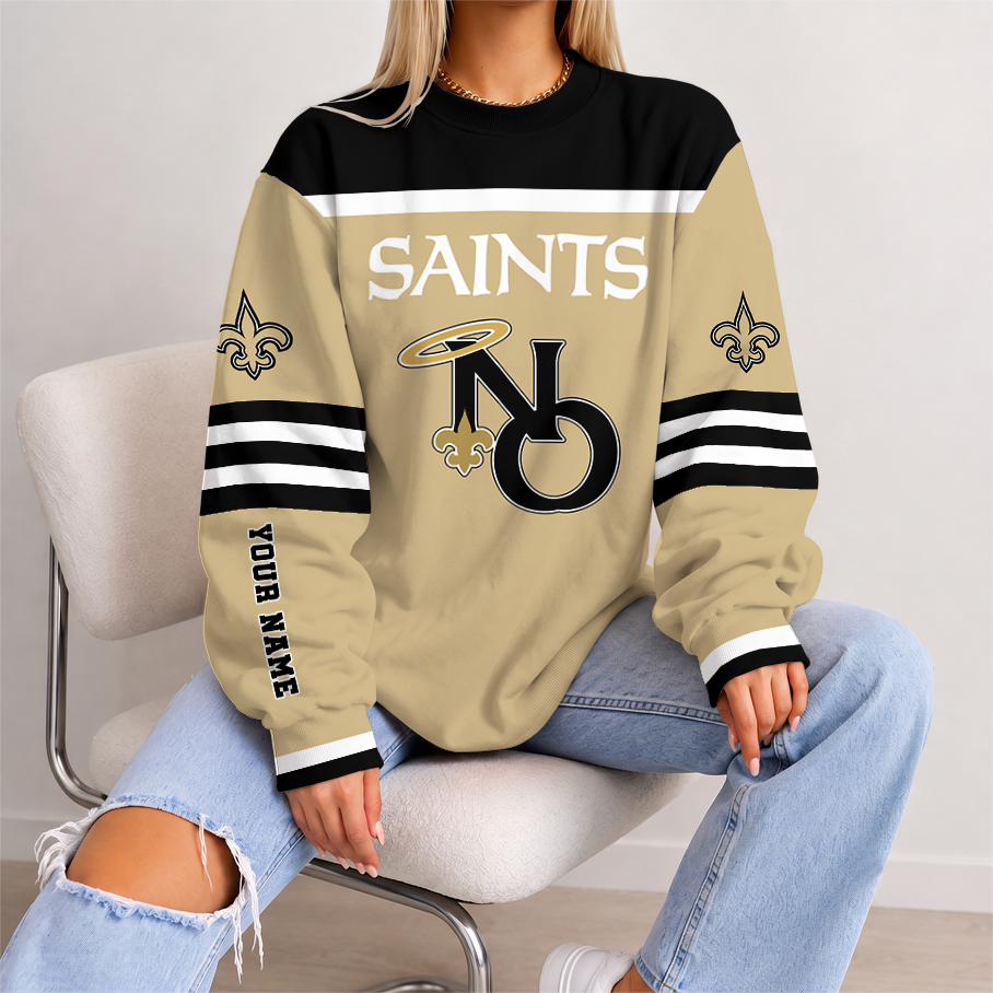 [SPECIAL OFFER] NEW CUSTOMIZED NFL24 NOS NEW ORLEANS SAINTS UNISEX SWEATSHIRT