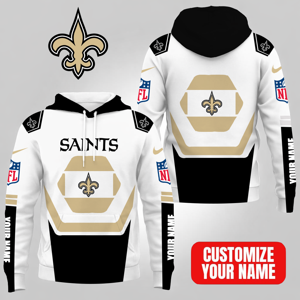 LIMITED EDITION - NEW CUSTOMIZED NFL24 NOS NEW ORLEANS SAINTS UNISEX T-SHIRT, POLO, HOODIE & JACKETS