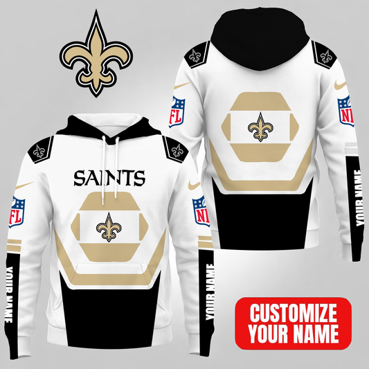 LIMITED EDITION - NEW CUSTOMIZED NFL24 NOS NEW ORLEANS SAINTS UNISEX T-SHIRT, POLO, HOODIE & JACKETS
