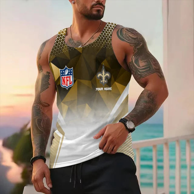 LIMITED EDITION - NEW CUSTOMIZED NFL24 NO SAINTS UNISEX TANK TOP