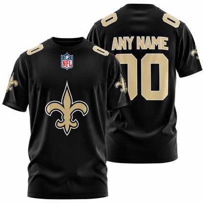 LIMITED EDITION - NEW CUSTOMIZED NFL24 NOS NEW ORLEANS SAINTS T-SHIRT, POLO SHIRT, ZIP POLO SHIRT, SWEATSHIRT, HOODIE & ZIP HOODIE