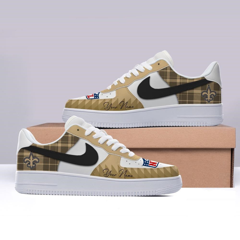 [SPECIAL OFFER] NEW CUSTOMIZED NFL24 NOS NEW ORLEANS SAINTS AF1 SHOES