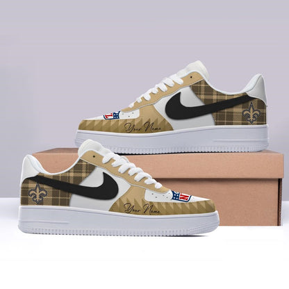 [SPECIAL OFFER] NEW CUSTOMIZED NFL24 NOS NEW ORLEANS SAINTS AF1 SHOES