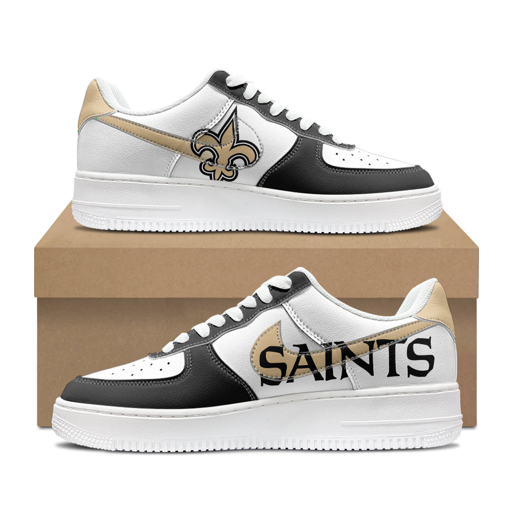 [SPECIAL OFFER] NEW CUSTOMIZED NFL24 NOS NEW ORLEANS SAINTS AF1 SHOES