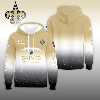 LIMITED EDITION - NEW CUSTOMIZED NFL24 NOS NEW ORLEANS SAINTS UNISEX T-SHIRT, POLO, HOODIE & JACKETS