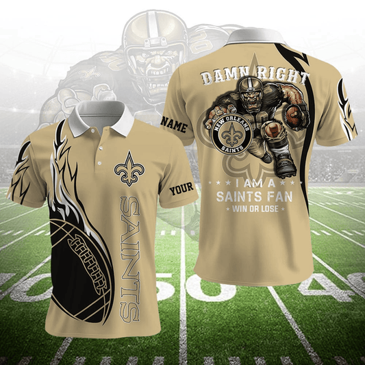 LIMITED EDITION - NEW CUSTOMIZED NFL24 NOS NEW ORLEANS SAINTS UNISEX T-SHIRT, POLO, HOODIE & JACKETS