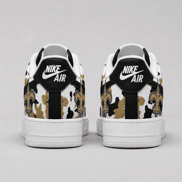 [SPECIAL OFFER] NEW CUSTOMIZED NFL24 NOS NEW ORLEANS SAINTS AF1 SHOES