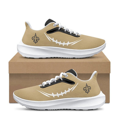 [SPECIAL OFFER] NEW CUSTOMIZED NFL24 NOS NEW ORLEANS SAINTS ROAD RUNNING SHOES