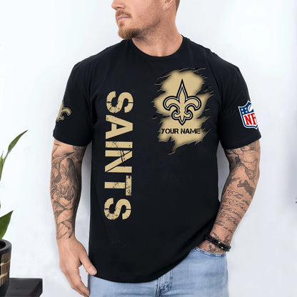 LIMITED EDITION - NEW CUSTOMIZED NFL24 NO SAINTS UNISEX T-SHIRT, SWEATSHIRT, HOODIE & ZIP HOODIE