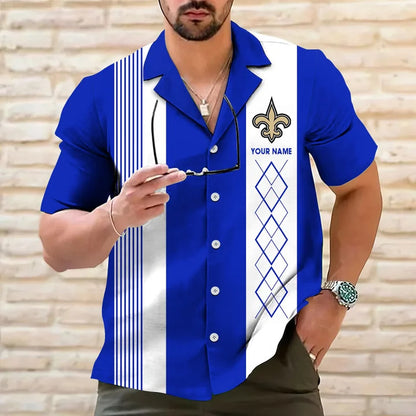 LIMITED EDITION - NEW CUSTOMIZED NFL24 NOS NEW ORLEANS SAINTS HAWAIIAN SHIRT
