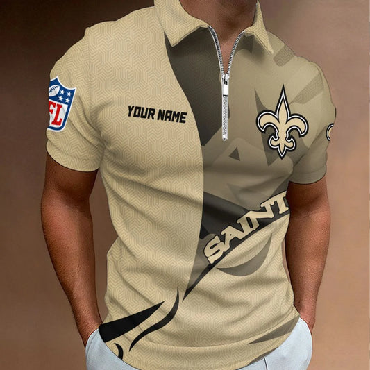 LIMITED EDITION - NEW CUSTOMIZED NFL24 NOS NEW ORLEANS SAINTS T-SHIRT, POLO SHIRT, ZIP POLO SHIRT, SWEATSHIRT, HOODIE & ZIP HOODIE