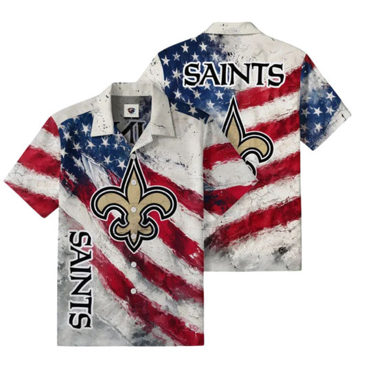 LIMITED EDITION - NEW CUSTOMIZED NFL24 NOS NEW ORLEANS SAINTS UNISEX HAWAIIAN SHIRT