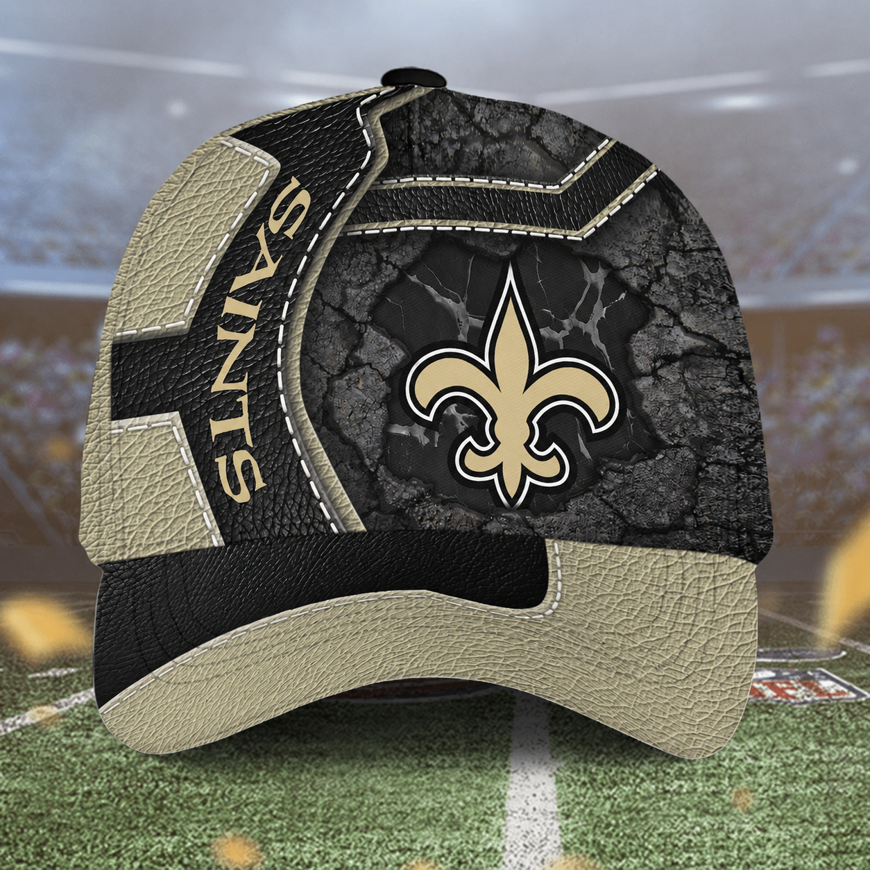 LIMITED EDITON - NEW CUSTOMIZED NFL24 NOS NEW ORLEANS SAINTS CLASSIC CAP