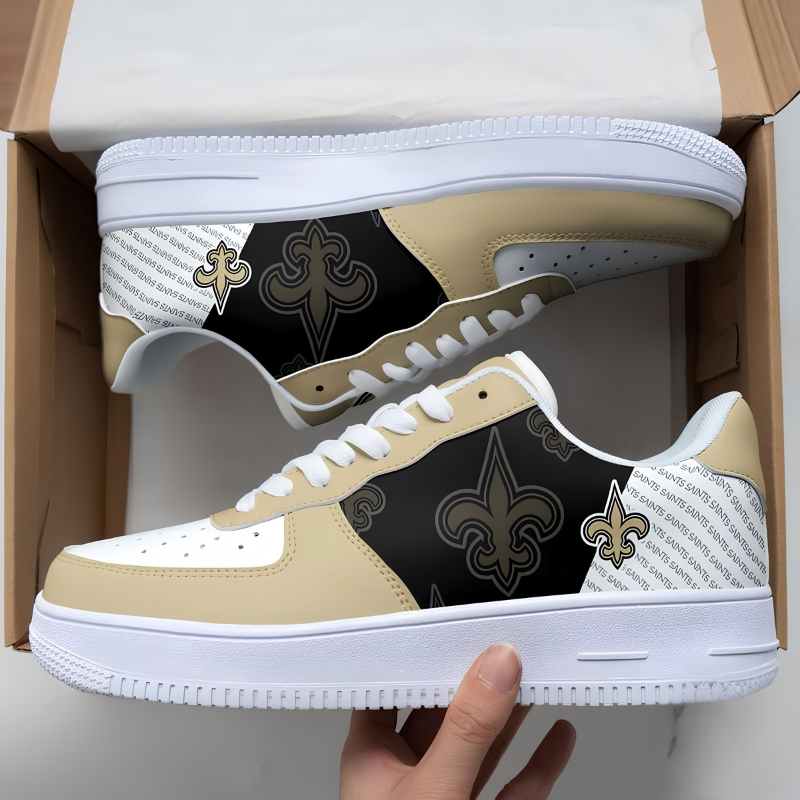[SPECIAL OFFER] NEW CUSTOMIZED NFL24 NOS NEW ORLEANS SAINTS AF1 SNEAKERS
