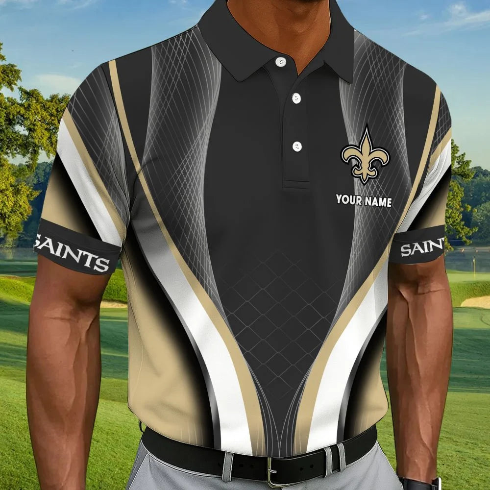LIMITED EDITION - NEW CUSTOMIZED NFL24 NOS NEW ORLEANS SAINTS T-SHIRT, POLO SHIRT, ZIP POLO SHIRT, SWEATSHIRT, HOODIE & ZIP HOODIE