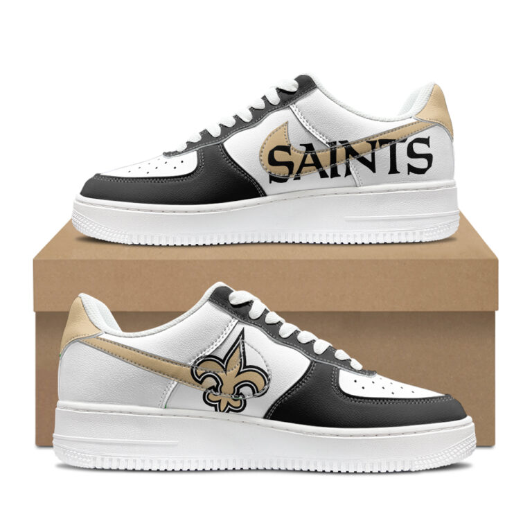 [SPECIAL OFFER] NEW CUSTOMIZED NFL24 NOS NEW ORLEANS SAINTS AF1 SHOES