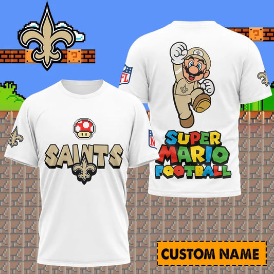 LIMITED EDITION - NEW CUSTOMIZED NFL24 NO SAINTS UNISEX T-SHIRT, SWEATSHIRT, HOODIE & ZIP HOODIE