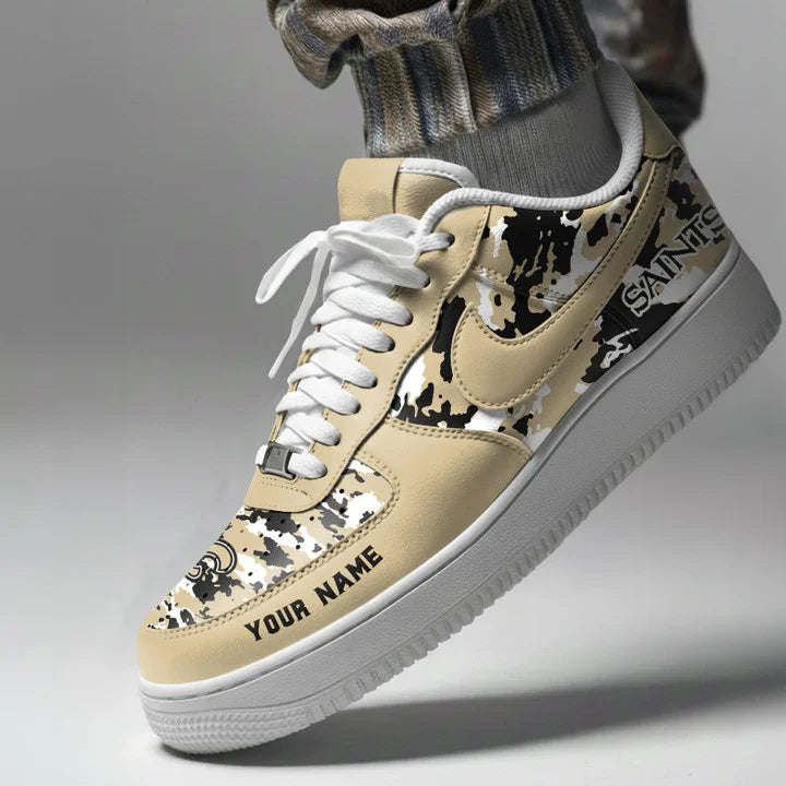 [SPECIAL OFFER] NEW CUSTOMIZED NFL24 NOS NEW ORLEANS SAINTS AF1 SNEAKERS