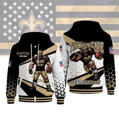 LIMITED EDITION - NEW CUSTOMIZED NFL24 NOS NEW ORLEANS SAINTS UNISEX T-SHIRT, POLO, HOODIE & JACKETS