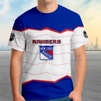 LIMITED EDITION - NEW CUSTOMIZED NHL24 NYR NEW YORK RANGERS UNISEX T-SHIRT, SWEATSHIRTS, HOODIE & JACKETS