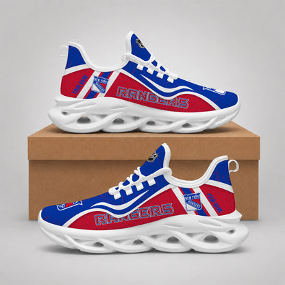 VIRAL EDITION - NEW CUSTOMIZED NHL24 NYR NEW YORK RANGERS CLUNKY SNEAKERS