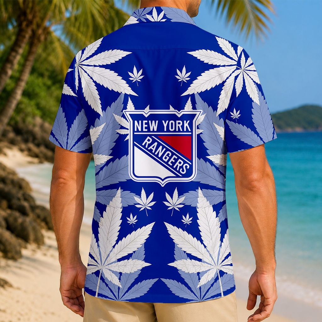 LIMITED EDITION - NEW CUSTOMIZED NHL24 NYR NEW YORK RANGERS UNISEX HAWAIIAN SHIRT