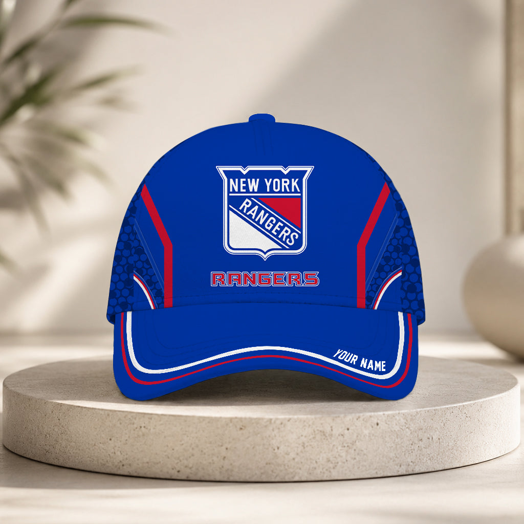 VIRAL EDITION - NEW CUSTOMIZED NHL24 NYR NEW YORK RANGERS CLASSIC CAP