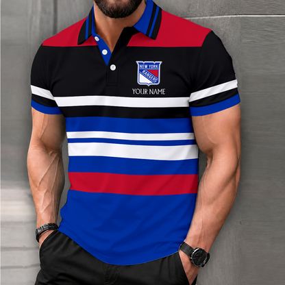 LIMITED EDITION - NEW CUSTOMIZED NHL24 NYR NEW YORK RANGERS T-SHIRT, POLO SHIRT, ZIP POLO SHIRT, SWEATSHIRT, HOODIE & ZIP HOODIE