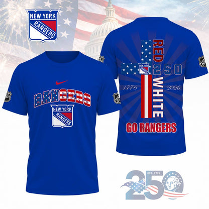 LIMITED EDITION - NEW CUSTOMIZED NHL24 NYR NEW YORK RANGERS T-SHIRT, POLO SHIRT, ZIP POLO SHIRT, SWEATSHIRT, HOODIE & ZIP HOODIE