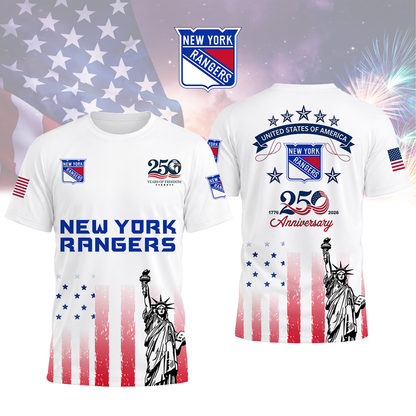 LIMITED EDITION - NEW CUSTOMIZED NHL24 NYR NEW YORK RANGERS T-SHIRT, POLO SHIRT, ZIP POLO SHIRT, SWEATSHIRT, HOODIE & ZIP HOODIE