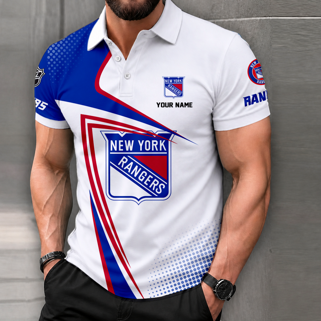 FINAL SALE - NEW CUSTOMIZED NHL24 NYR NEW YORK RANGERS POLO SHIRT, ZIP POLO SHIRT, T-SHIRTS, HOODIE, ZIP HOODIE & SWEATSHIRT