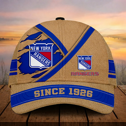 LIMITED EDITION - NEW CUSTOMIZED NHL24 NYR NEW YORK RANGERS CLASSIC CAP