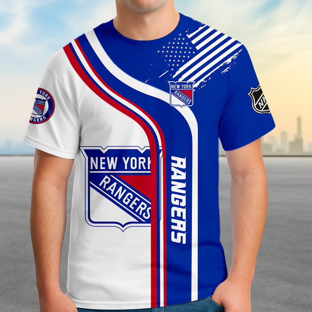 ELITE EDITION - NEW CUSTOMIZED NHL24 NYR NEW YORK RANGERS POLO SHIRT, ZIP POLO SHIRT & T-SHIRTS
