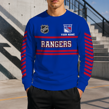 VIRAL EDITION - NEW CUSTOMIZED NHL24 NYR NEW YORK RANGERS UNISEX SWEATSHIRT