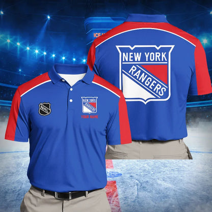 LIMITED EDITION - NEW CUSTOMIZED NHL24 NY RANGERS UNISEX T-SHIRT, POLO, HOODIE & SWEASHIRTS