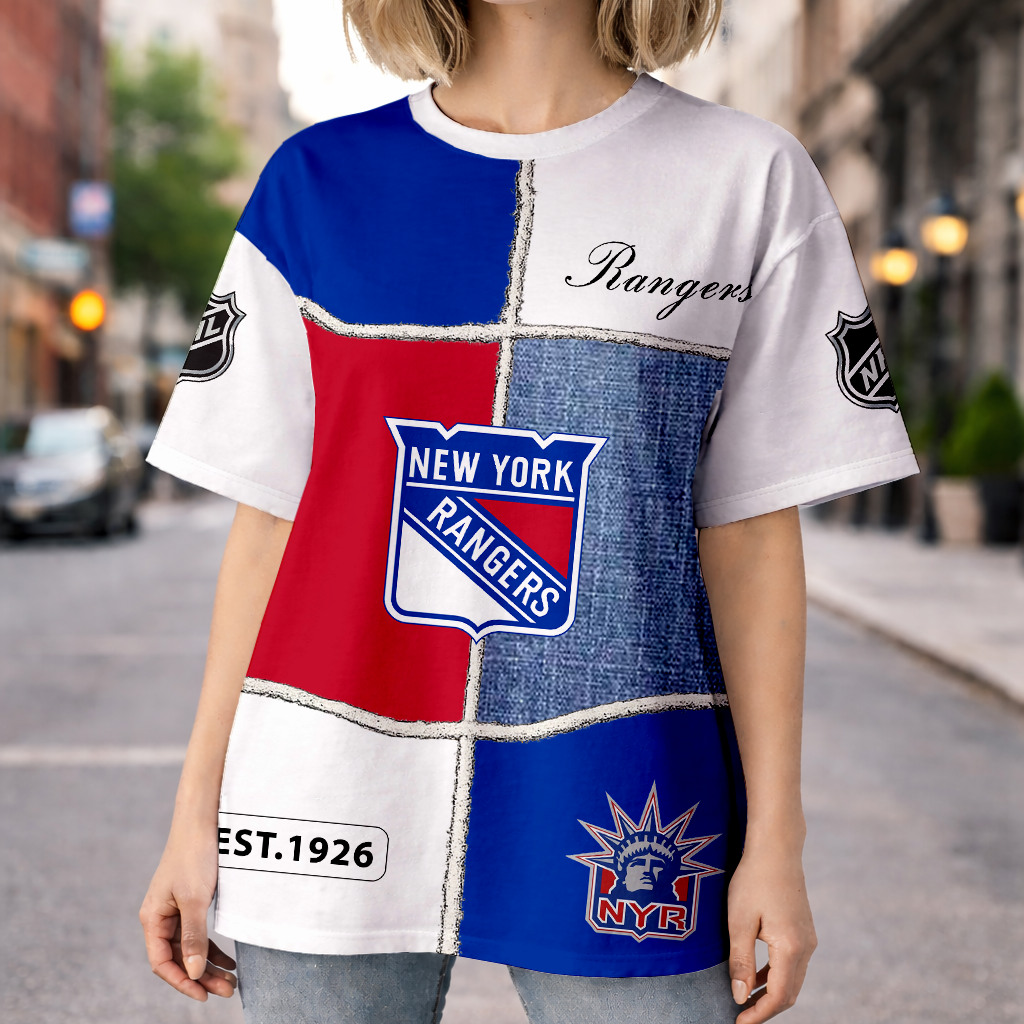 LIMITED EDITION - NEW CUSTOMIZED NHL24 NYR NEW YORK RANGERS UNISEX T-SHIRT, SWEATSHIRTS, HOODIE & JACKETS