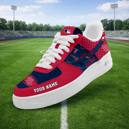 LIMITED EDITION - NEW CUSTOMIZED MLB24 SLC ST. LOUIS CARDINALS AF1 SNEAKERS