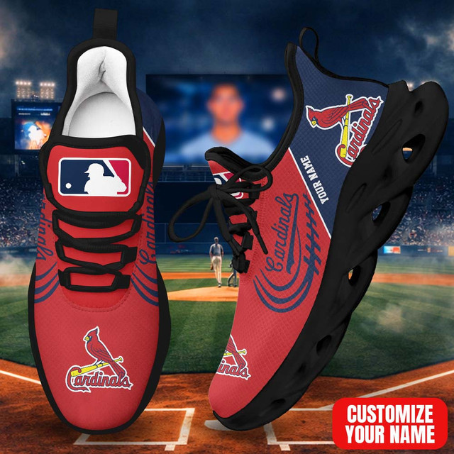 LIMITED EDITION - NEW CUSTOMIZED MLB24 SLC ST. LOUIS CARDINALS PREMIUM CLUNKY SNEAKERS