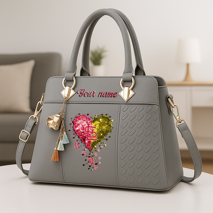 LIMITED EDITION - NEW CUSTOMIZED MLB24 SLC ST. LOUIS CARDINALS ZIP HANDBAG MULTICOLOR