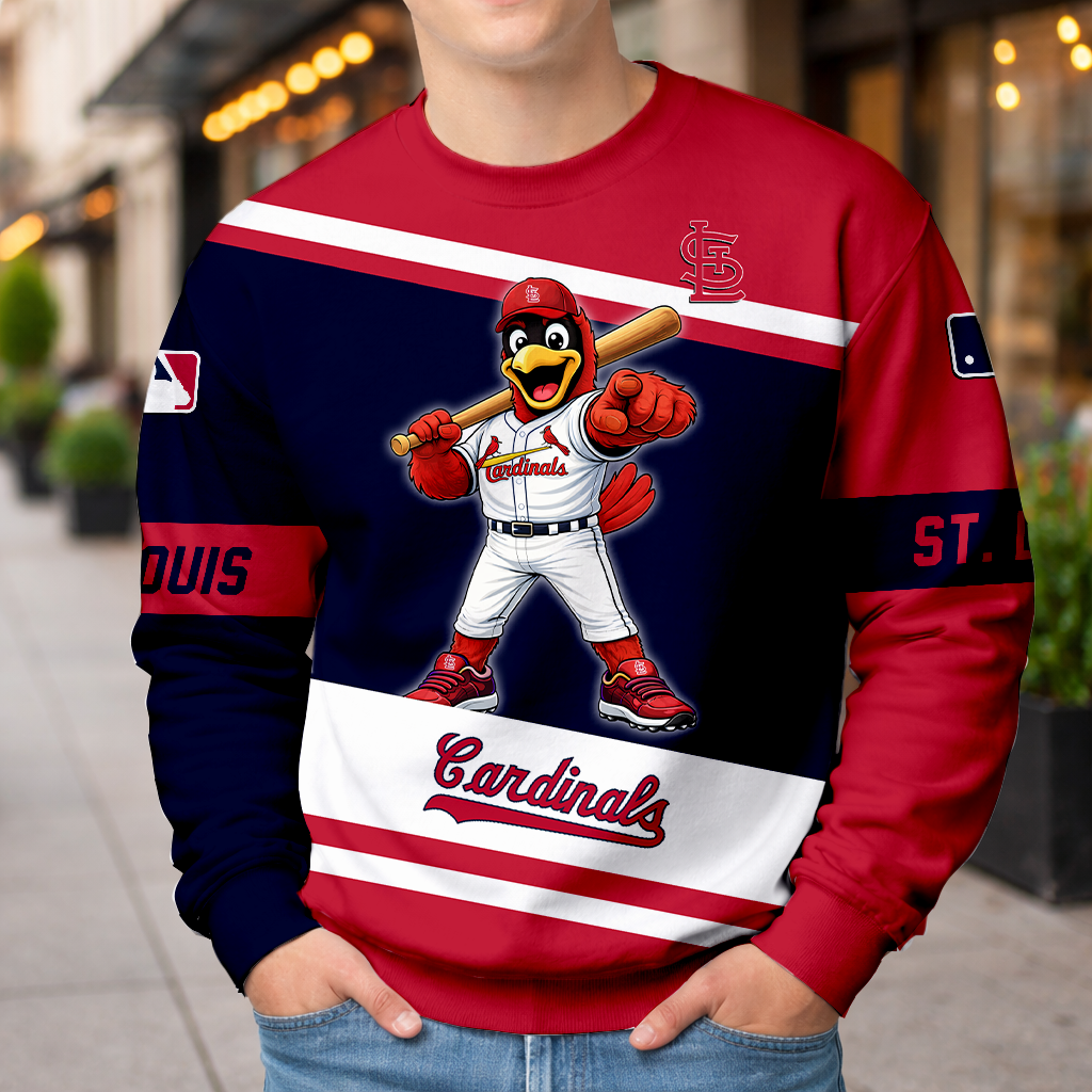 LIMITED EDITION - NEW CUSTOMIZED MLB24 SLC ST. LOUIS CARDINALS UNISEX T-SHIRT, HOODIE & JACKETS