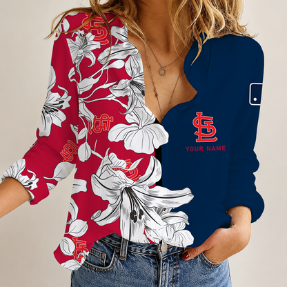 [FLASH SALE] NEW CUSTOMIZED MLB24 SLC ST. LOUIS CARDINALS WOMEN CASUAL SHIRT