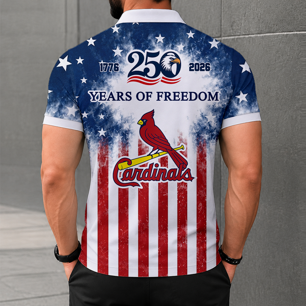 LIMITED EDITION - NEW CUSTOMIZED MLB24 SLC ST. LOUIS CARDINALS POLO SHIRT, ZIP POLO SHIRT & T-SHIRTS
