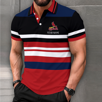 LIMITED EDITION - NEW CUSTOMIZED MLB24 SLC ST. LOUIS CARDINALS POLO SHIRT, ZIP POLO SHIRT & T-SHIRTS