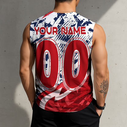 LIMITED EDITION - NEW CUSTOMIZED MLB24 SLC ST. LOUIS CARDINALS TANKTOP & GYM SHIRT