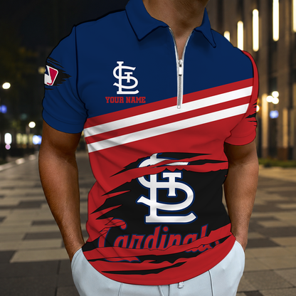 EXCLUSIVE EDITION - NEW CUSTOMIZED MLB24 SLC ST. LOUIS CARDINALS T-SHIRT, POLO SHIRT, ZIP POLO SHIRT, SWEATSHIRT, HOODIE & ZIP HOODIE